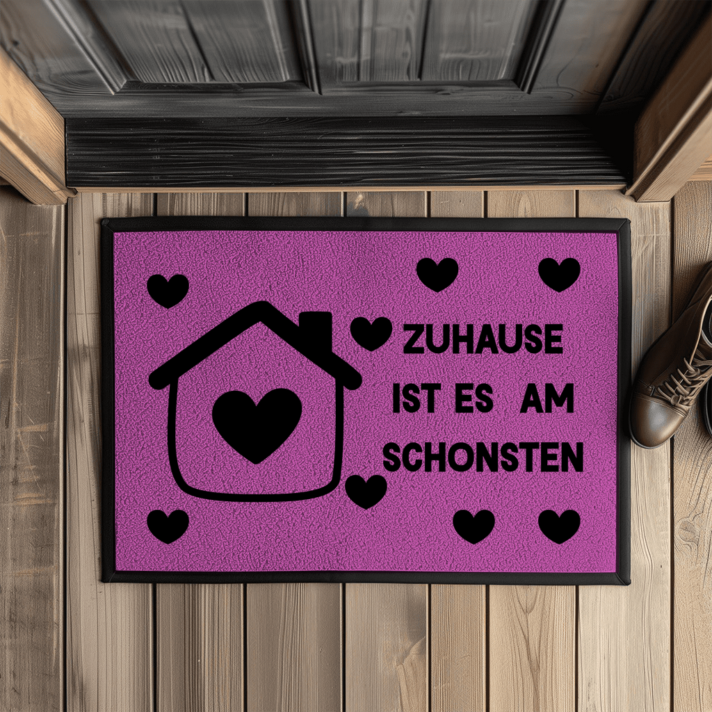 Fußmatte "Haus mit Herz"