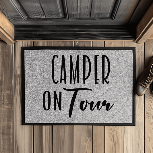 Fußmatte "Camper on Tour"
