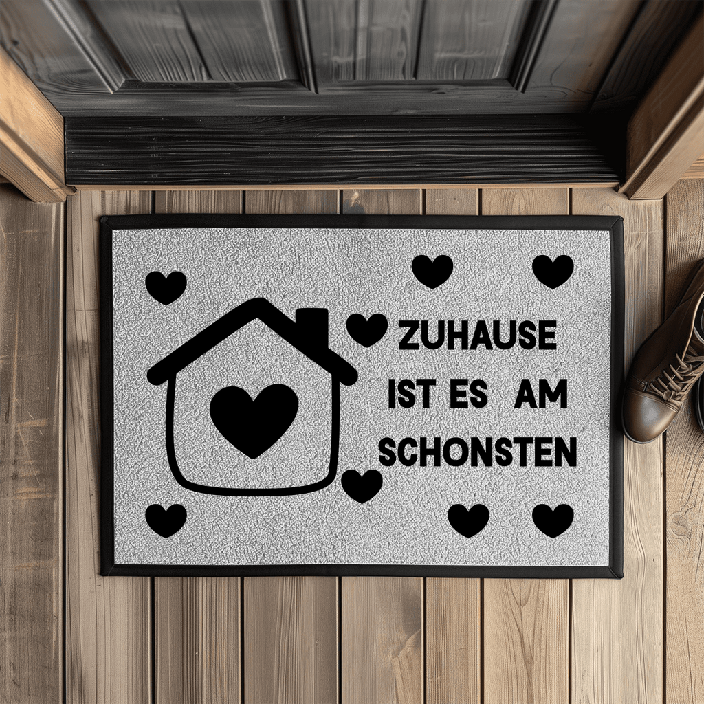 Fußmatte "Haus mit Herz"