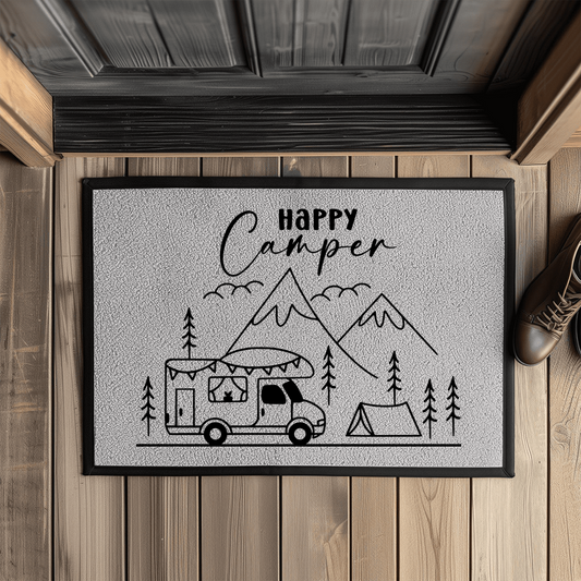 Fußmatte "Happy Camper"