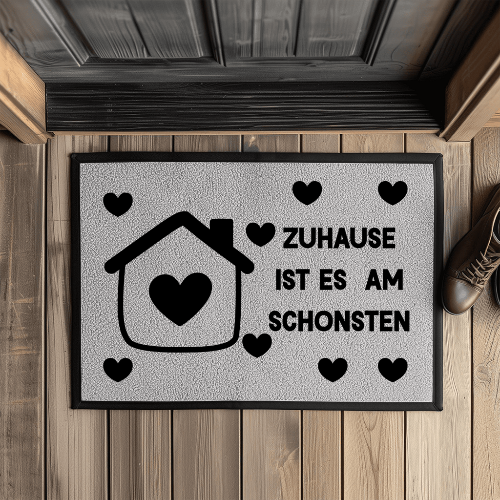 Fußmatte "Haus mit Herz"